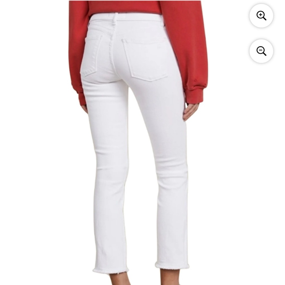 EUC DL1961 White Skinny Jeans Florence Ankle Length Midrise Insta Sculpt size 28